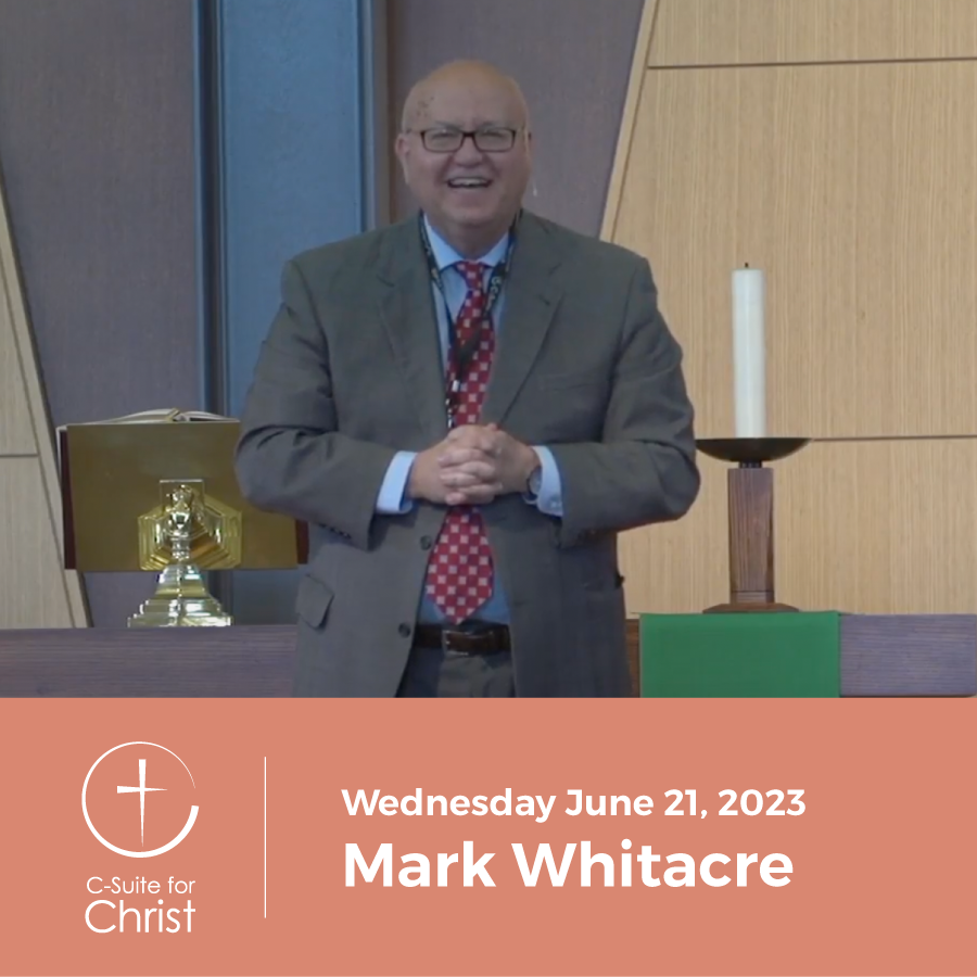 Wednesday June 21, 2023 Meeting with speaker Mark Whitacre