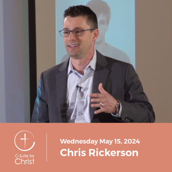 May Speaker Chris Rickerson