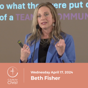 April 17th speaker Beth Fisher