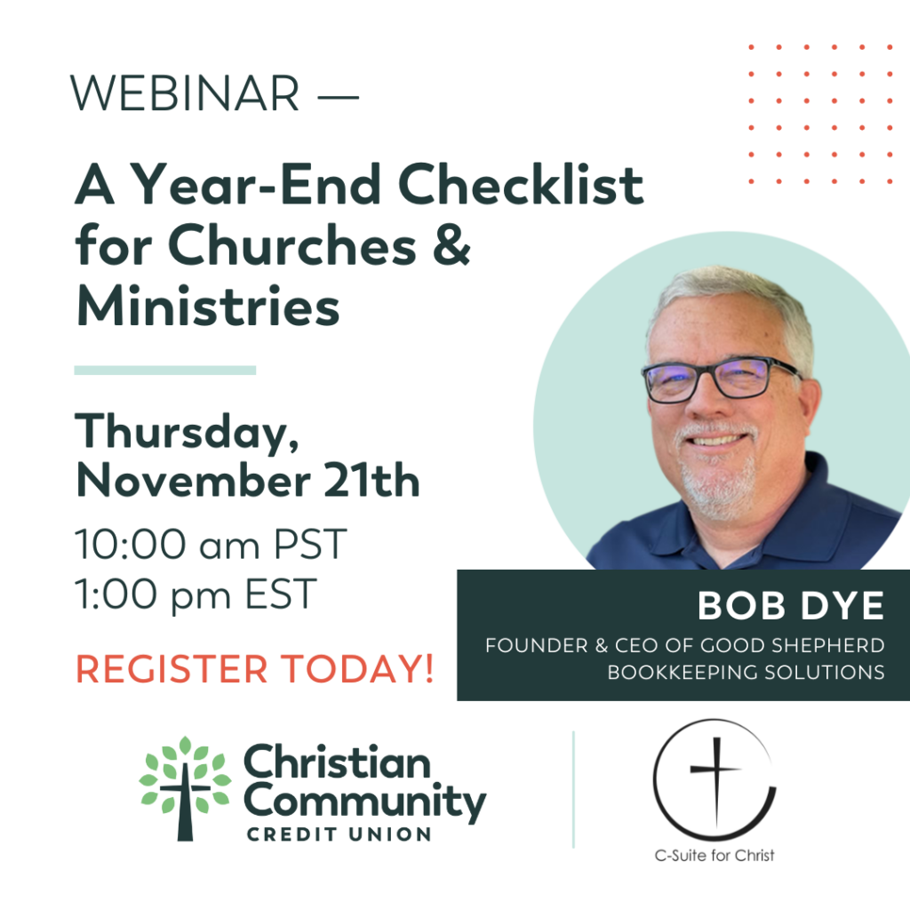 A Year-End Checklist for Churches & Ministries