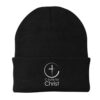 Knit Beanie - Embroidered