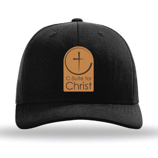 Trucker Hat - Leather Patch (Add Your Chapter Logo)