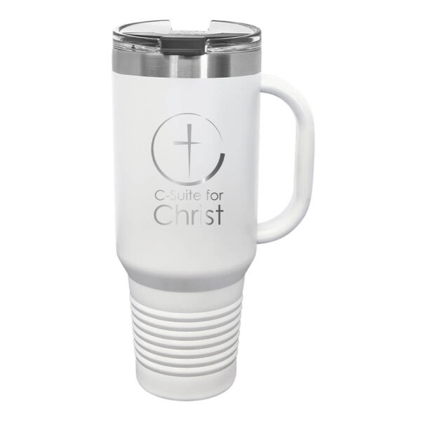 40 Oz. Stainless Steel Tumbler (Add Your Chapter Logo) - Image 2